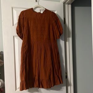 NWT Universal Threads Burnt Orange Dress